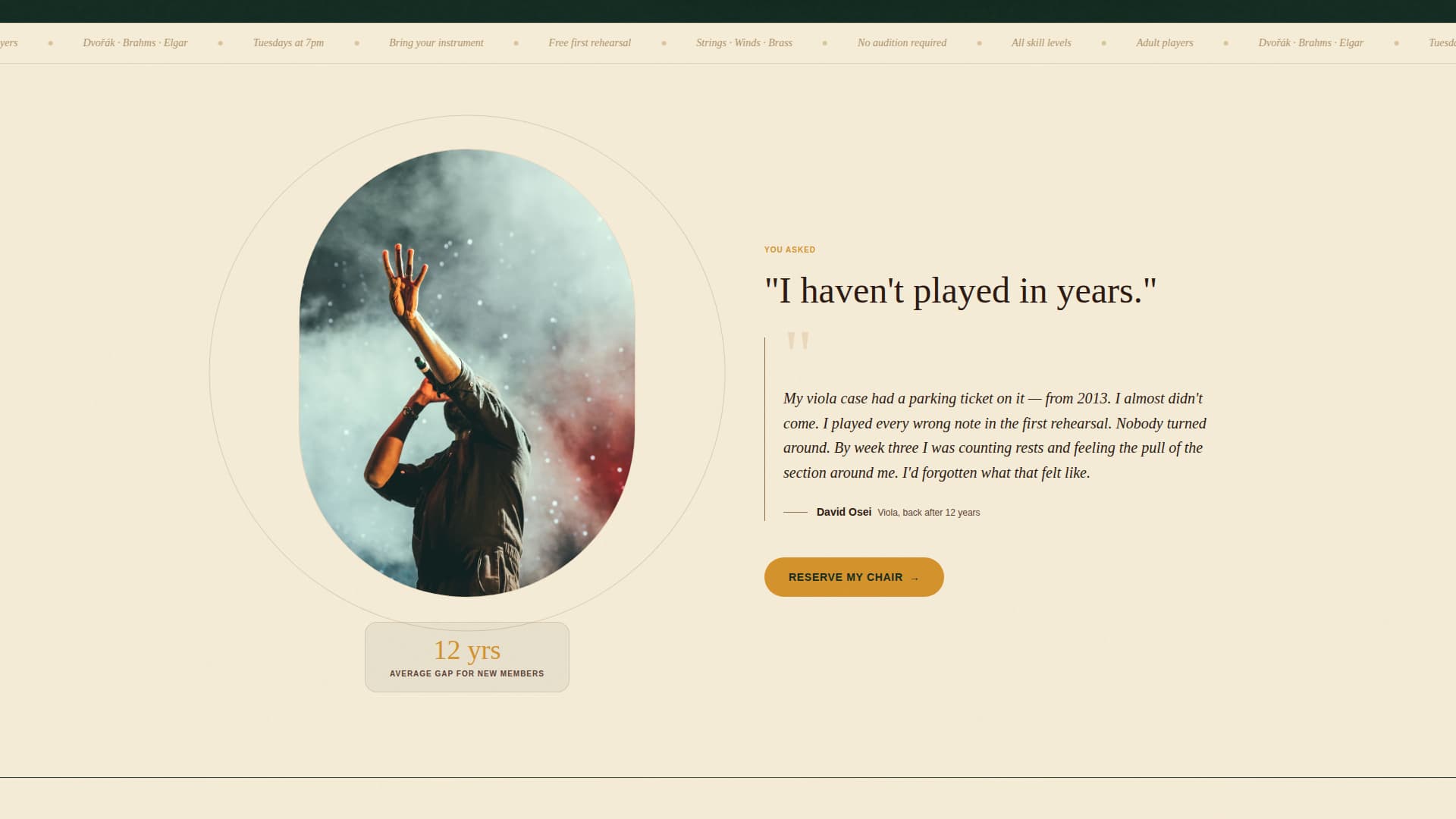 Music & Performing Arts School FAQ Website Template