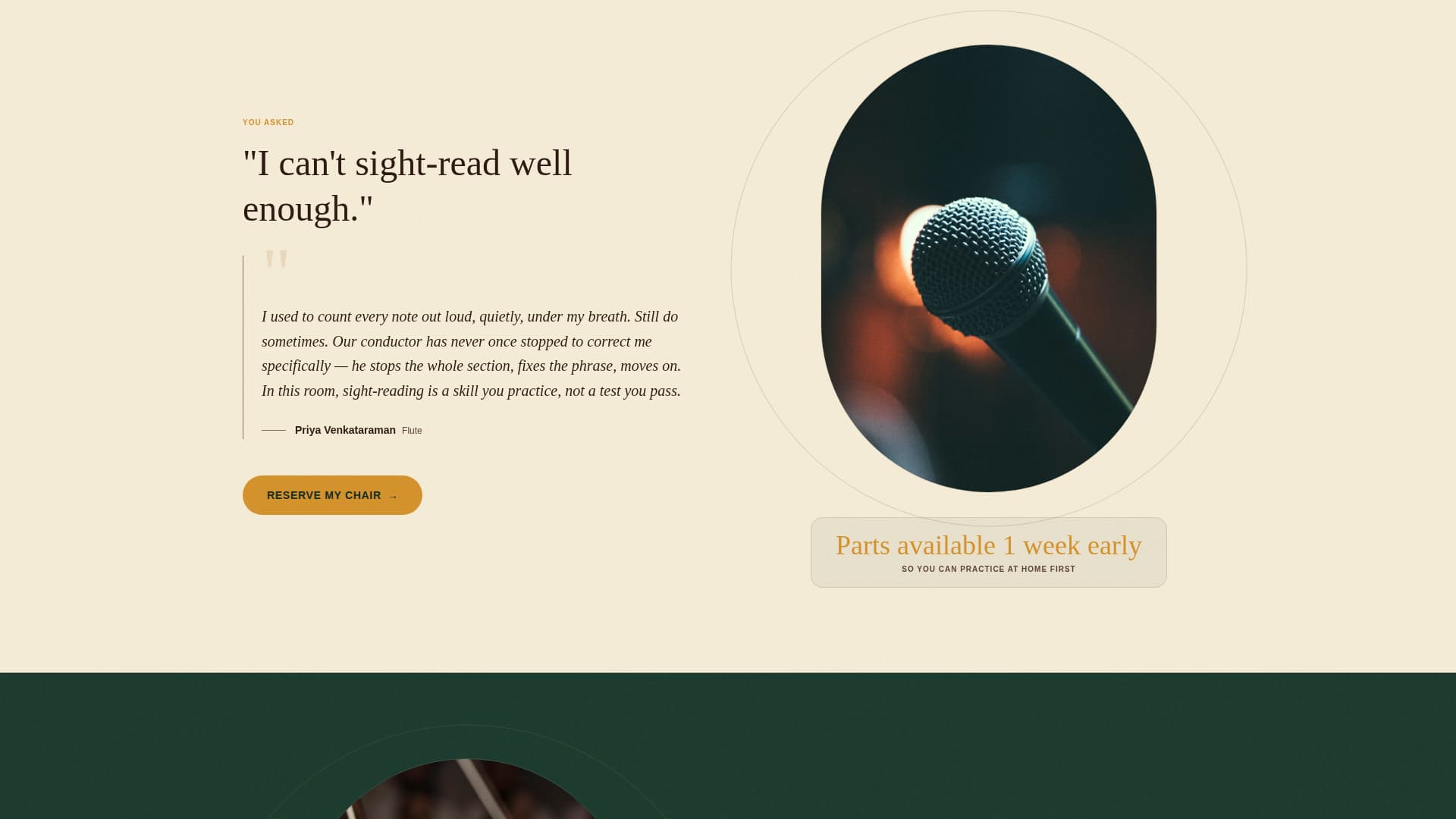Music & Performing Arts School FAQ Website Template