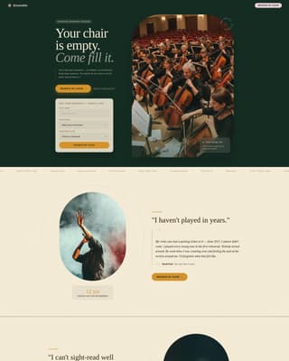 Music & Performing Arts School FAQ Website Template