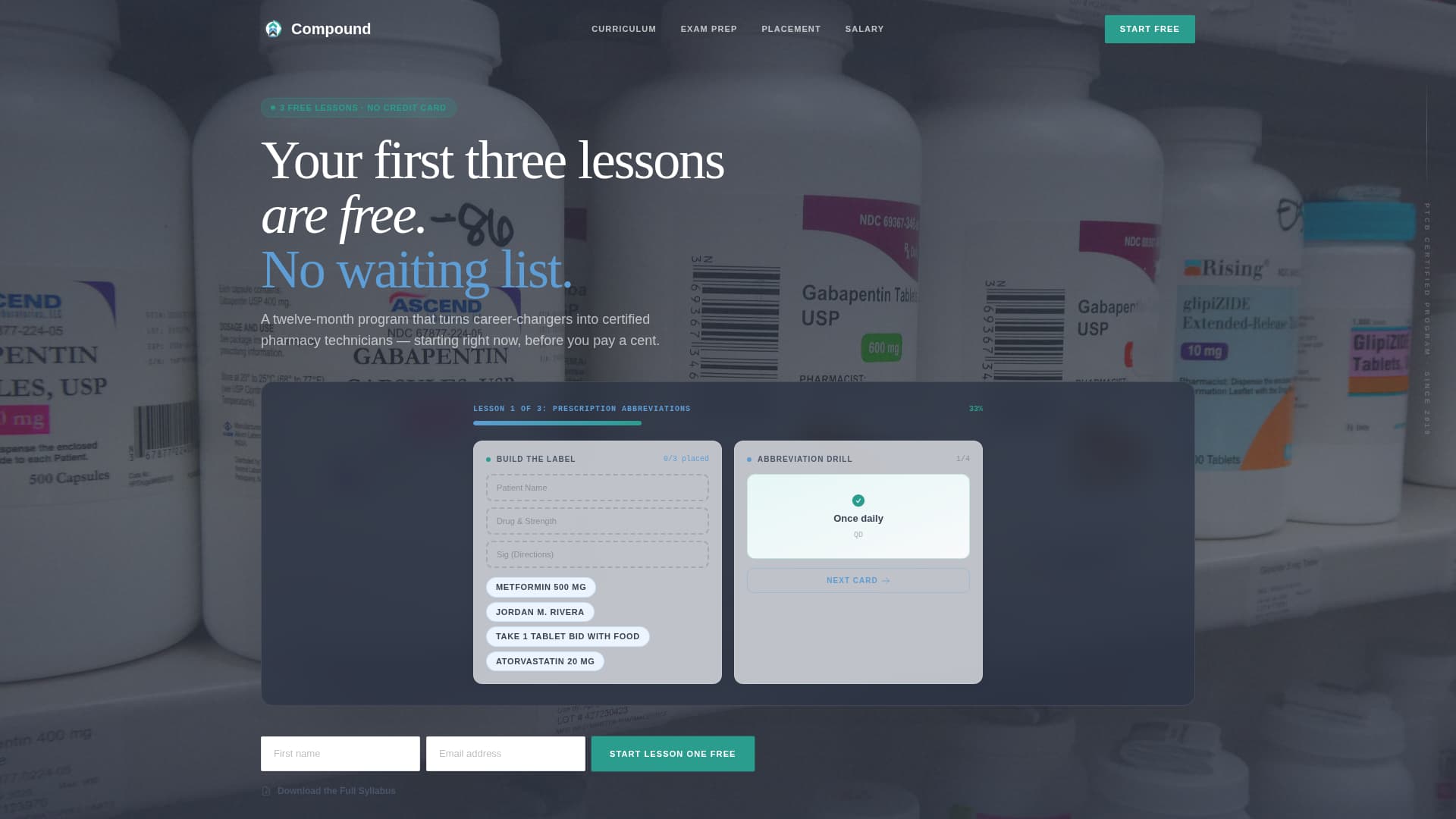 Medical & Healthcare Training Careers Website Template
