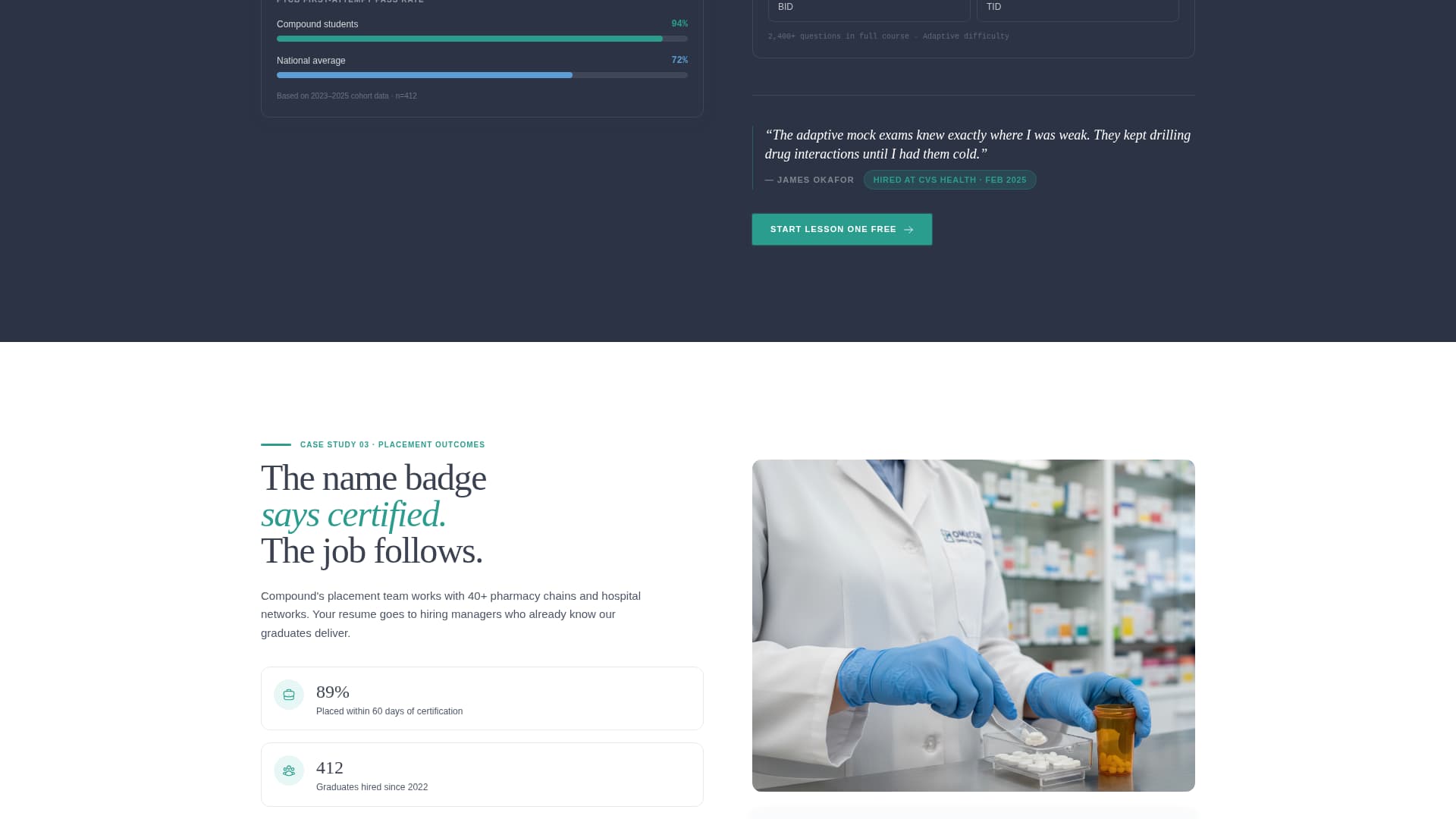 Medical & Healthcare Training Careers Website Template