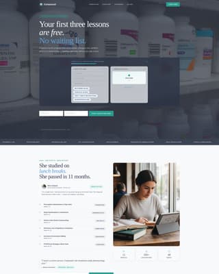 Medical & Healthcare Training Careers Website Template