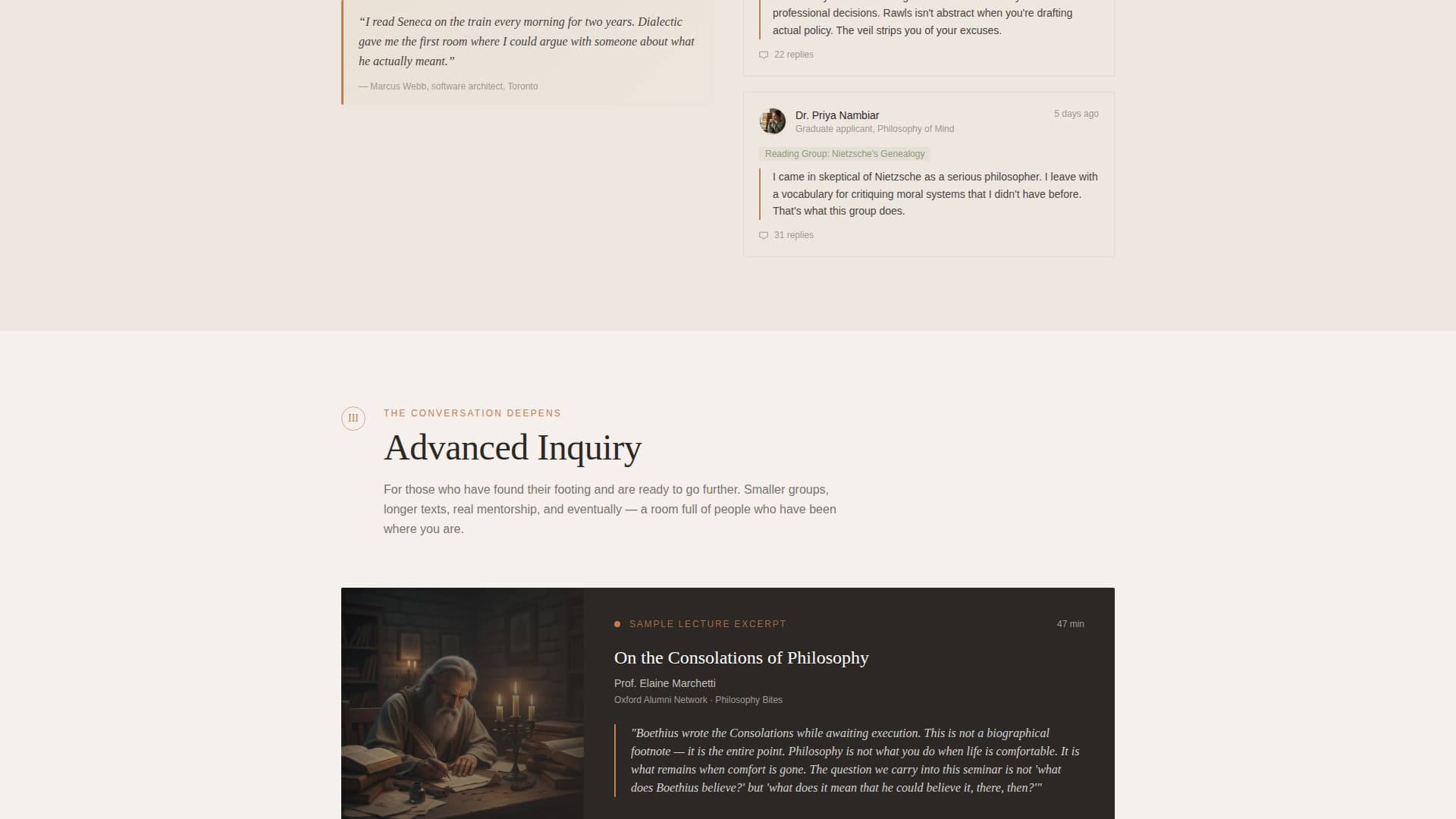 Philosophy Education Specialist Professional Website Template