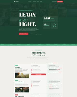 Art & Design School Professional Website Template