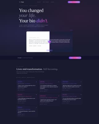 Pivot - Transformative Careerchanger Landing Page Template