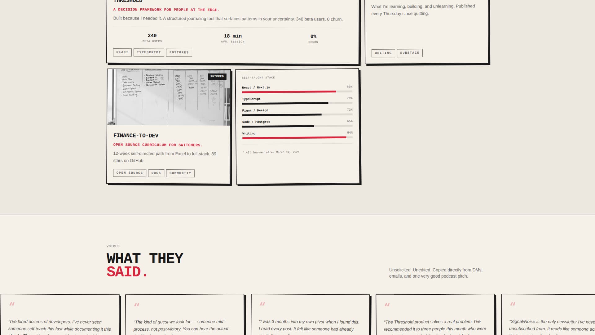 Pivot - Unapologetic Careerreinvention Landing Page Template