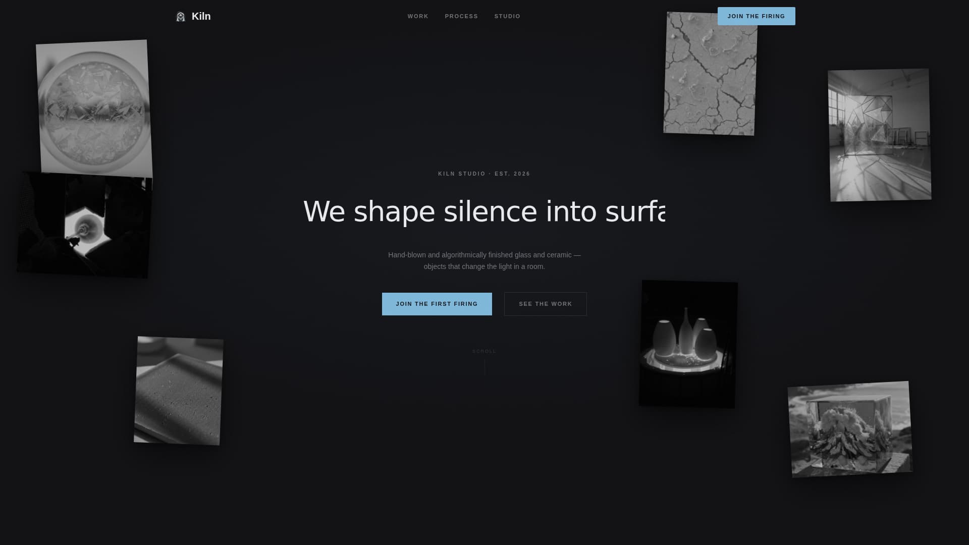 Kiln - Precision Glass Landing Page Template