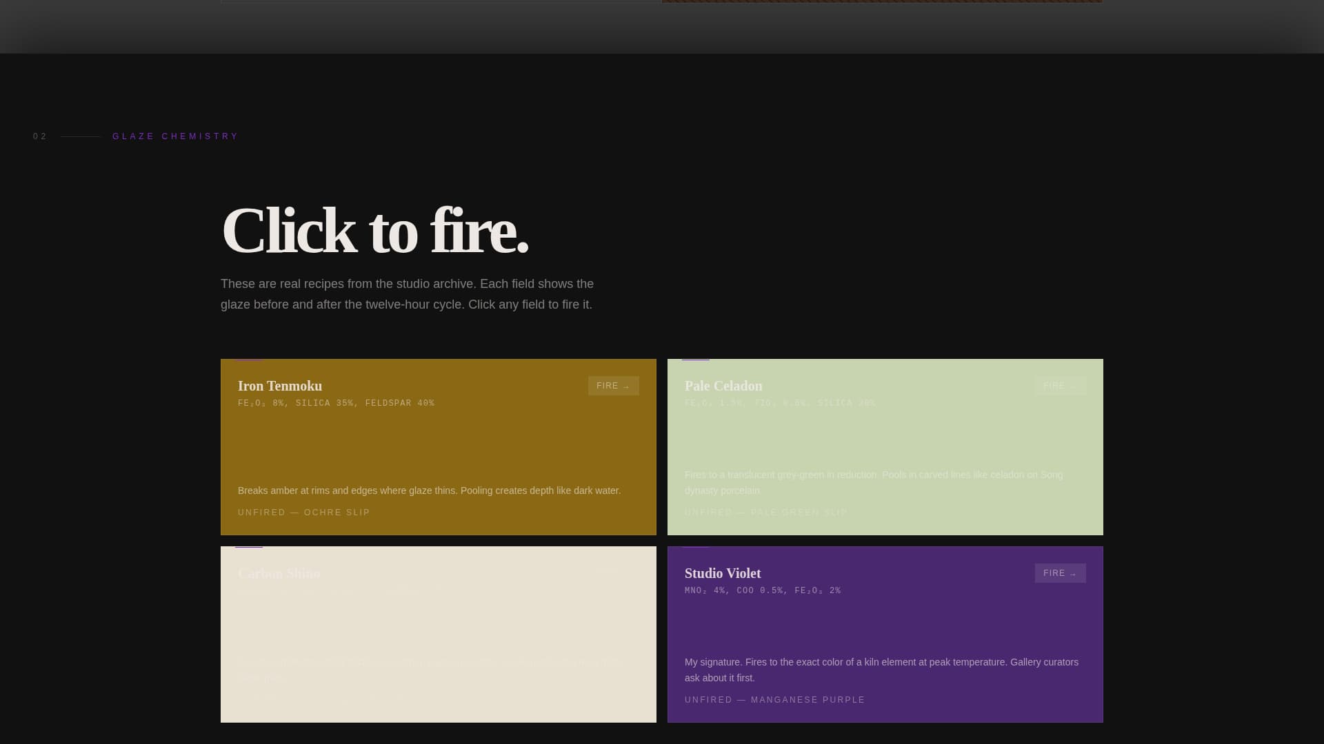 Ceramicist - Modern Minimalist Landing Page Template