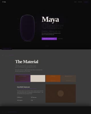 Ceramicist - Modern Minimalist Landing Page Template