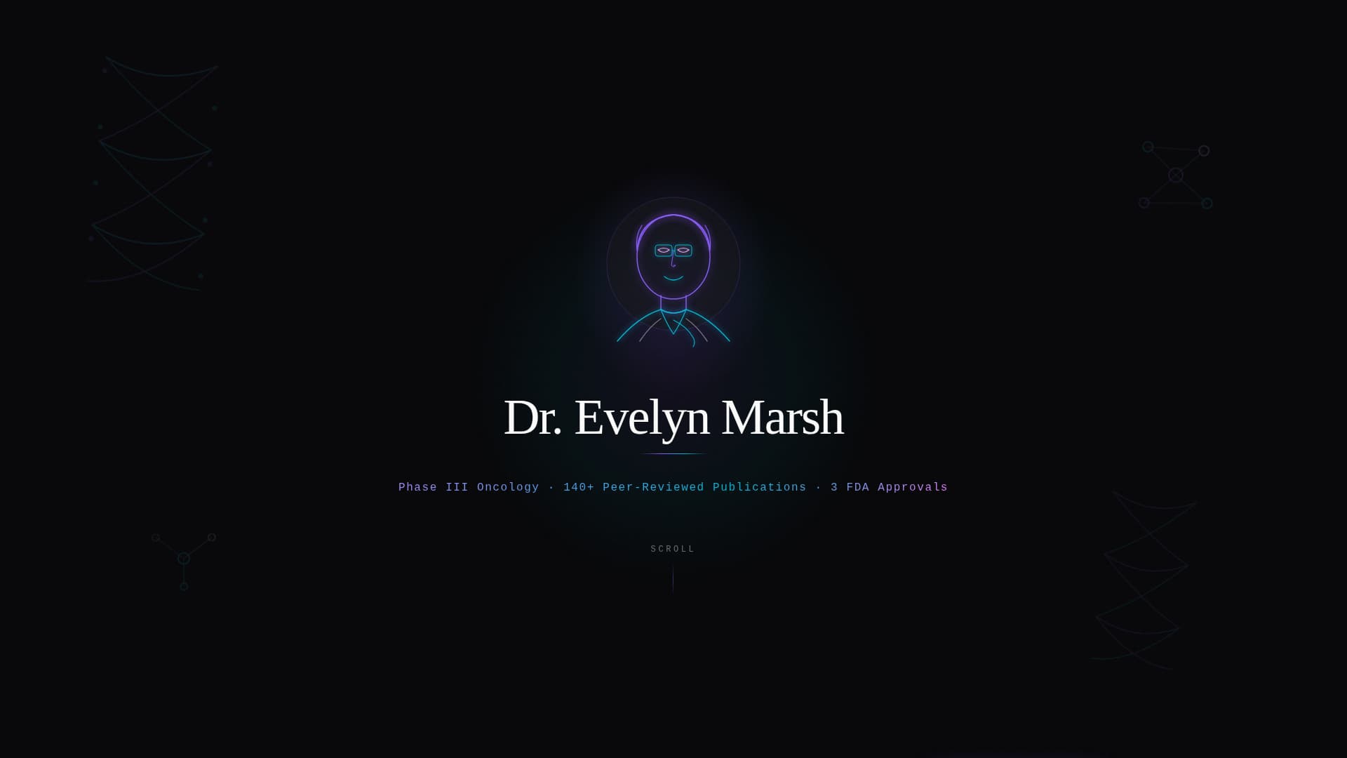 Clinical Researcher Career Specialist Professional Website Template