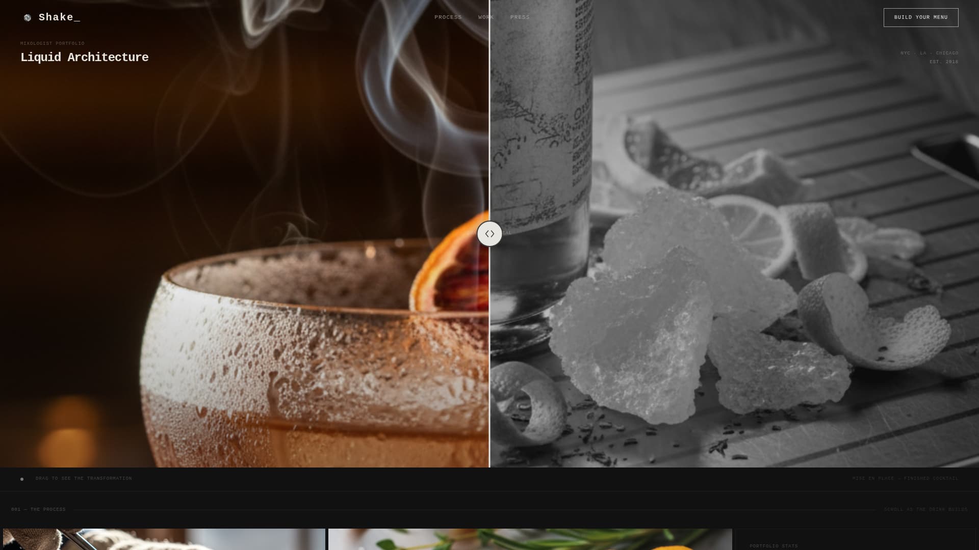 Chef & Culinary Portfolio Booking Website Template