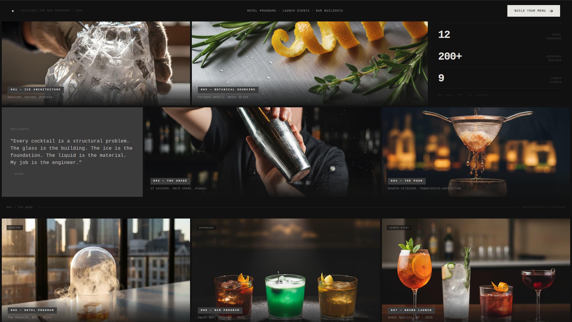 Chef & Culinary Portfolio Booking Website Template