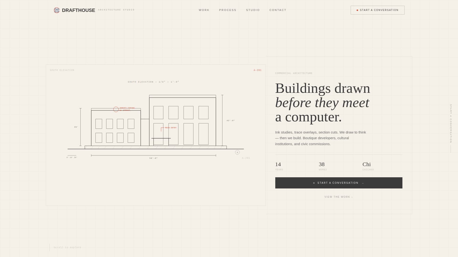 Architecture & Interiors Portfolio Professional Website Template
