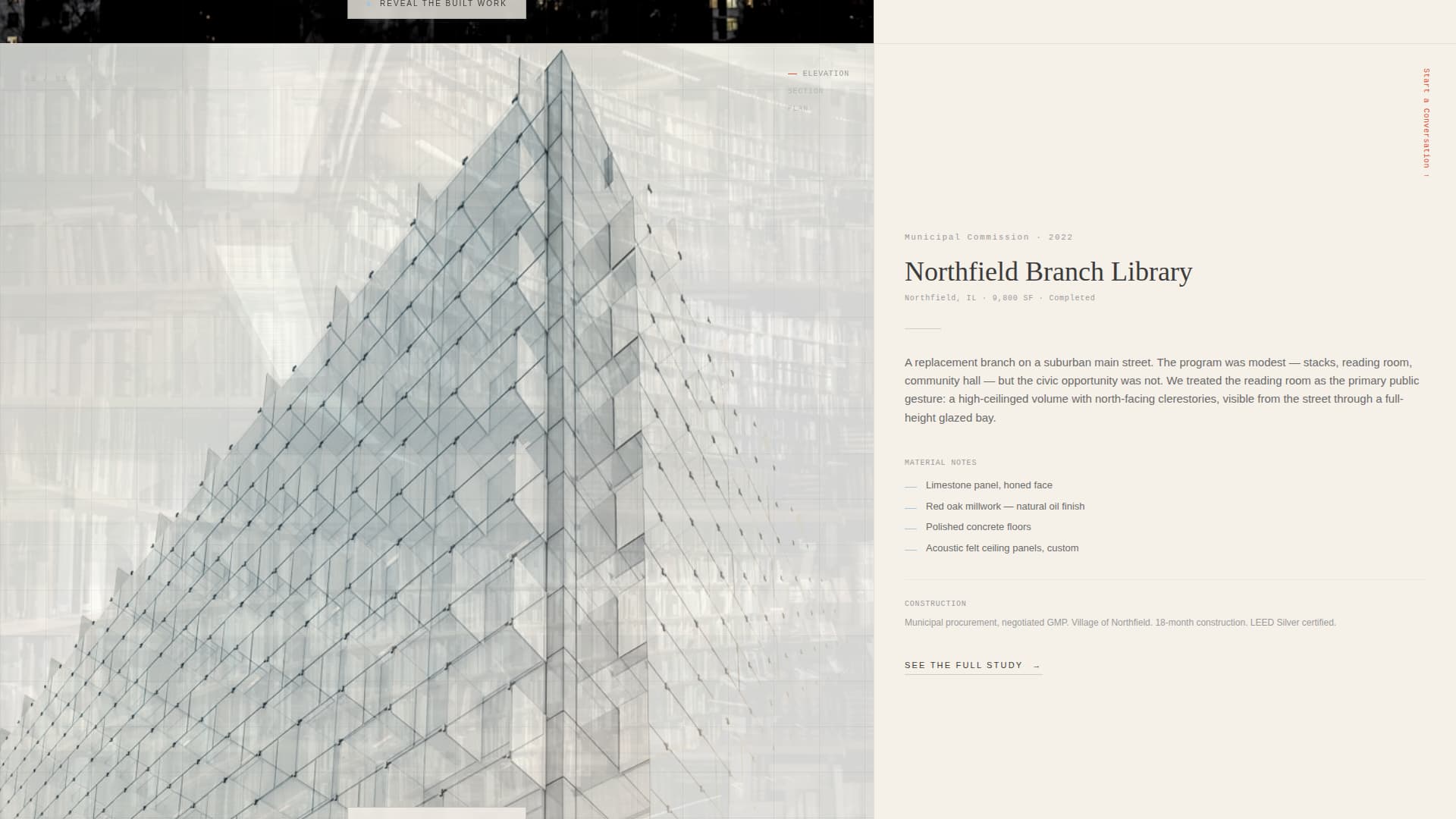 Architecture & Interiors Portfolio Professional Website Template