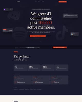 Social Media & Influencer Agency Booking Website Template