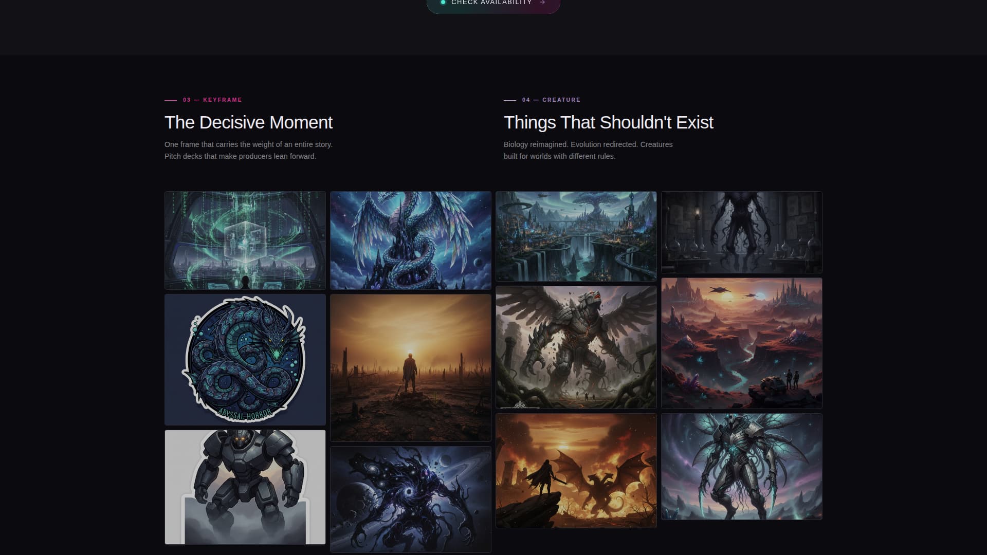 Illustration & Art Portfolio Directory Website Template