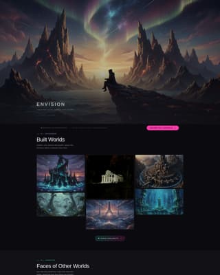 Illustration & Art Portfolio Directory Website Template