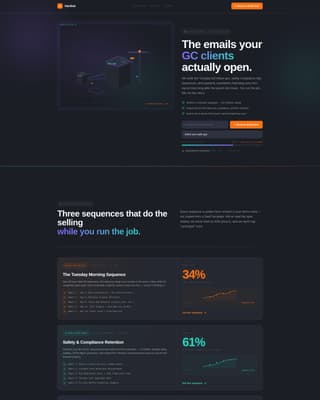 Construction Marketing & Agency Pre-Launch Website Template