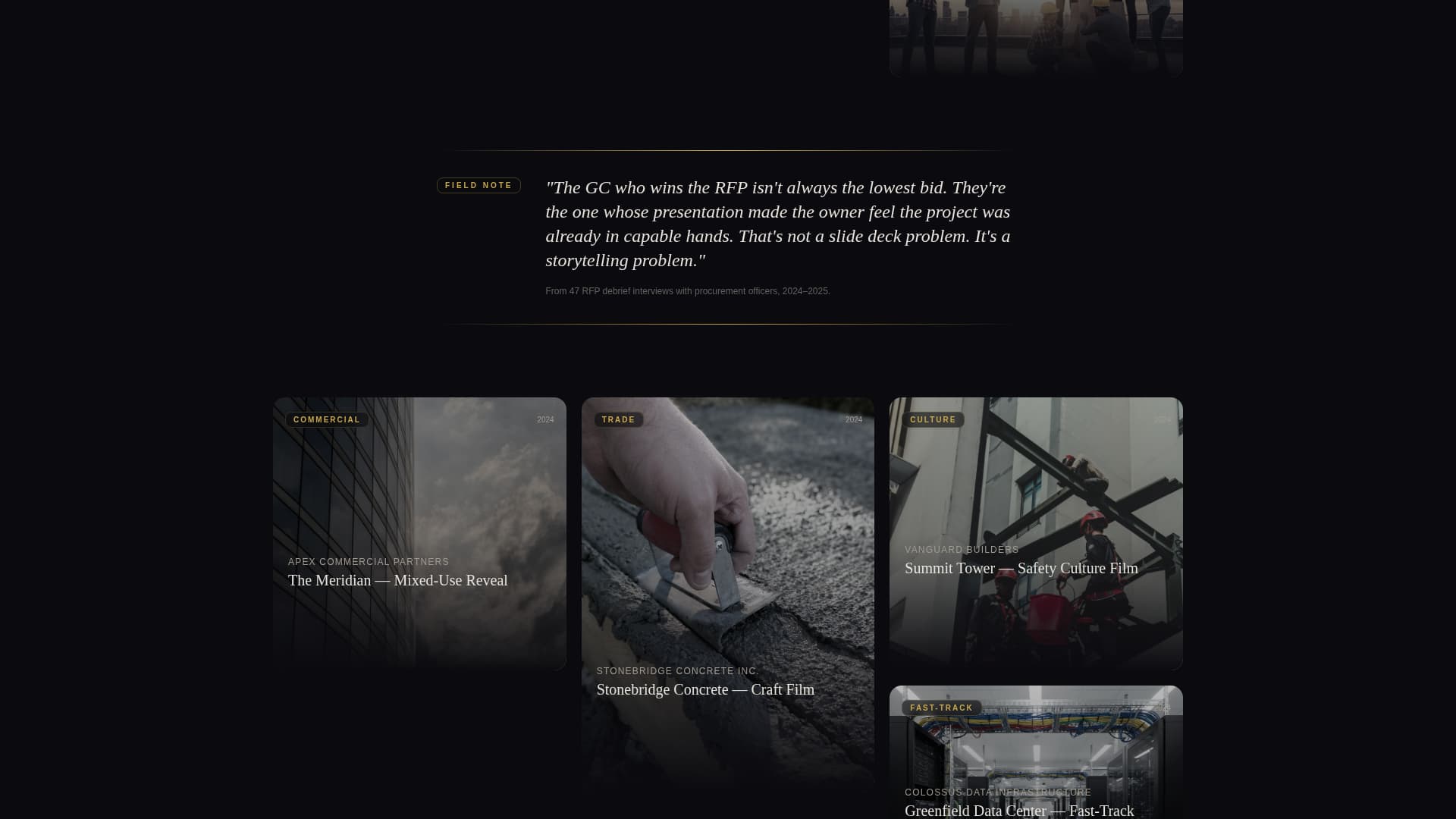 Construction Marketing & Agency Complete Pre-Launch Website Template