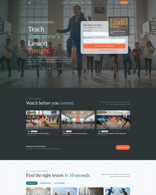 Physical Education Education Reviews Website Template