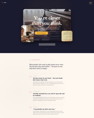 Music & Performing Arts School Specialist Professional Website Template