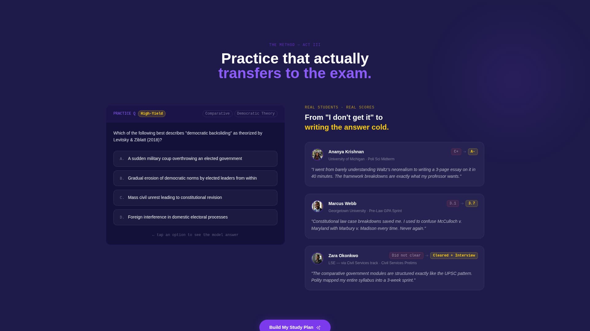 Political Science Education Specialist Professional Website Template