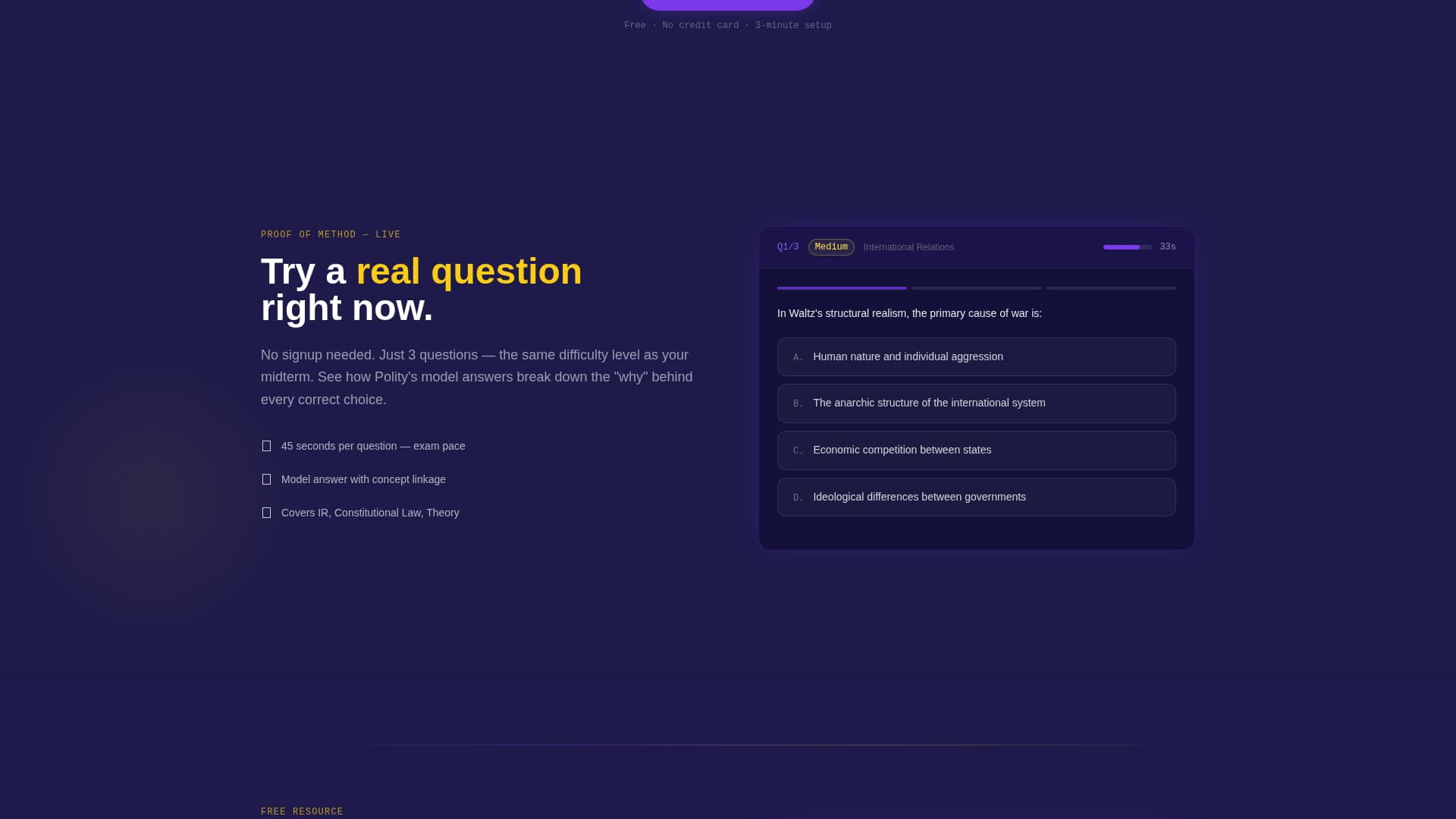 Political Science Education Specialist Professional Website Template