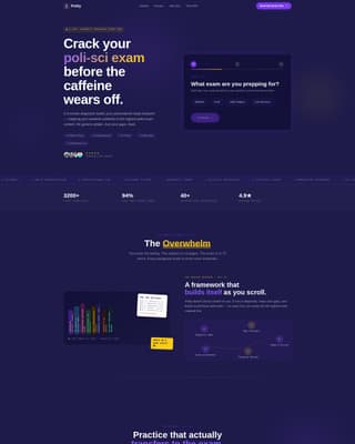 Political Science Education Specialist Professional Website Template