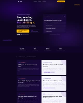 Political Science Education Expert Professional Website Template