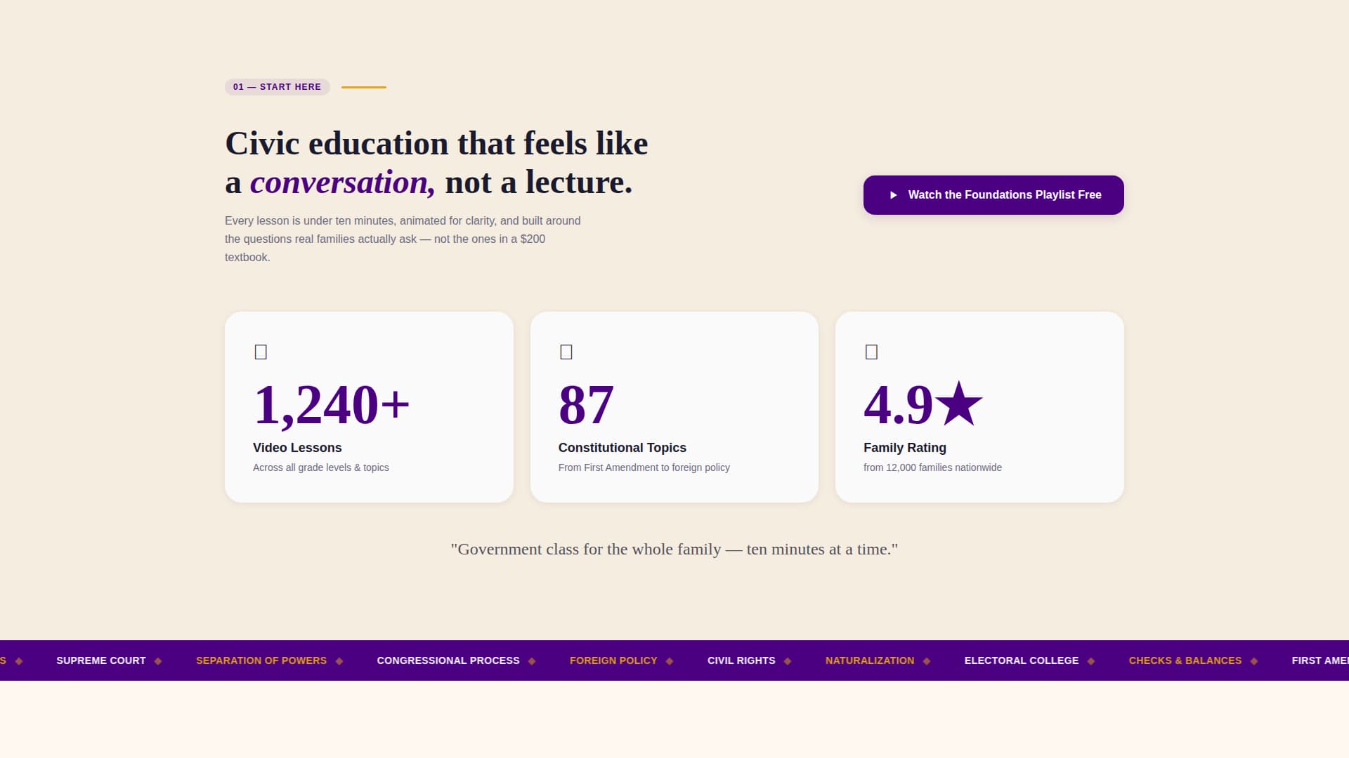 Political Science Education Advanced Professional Website Template
