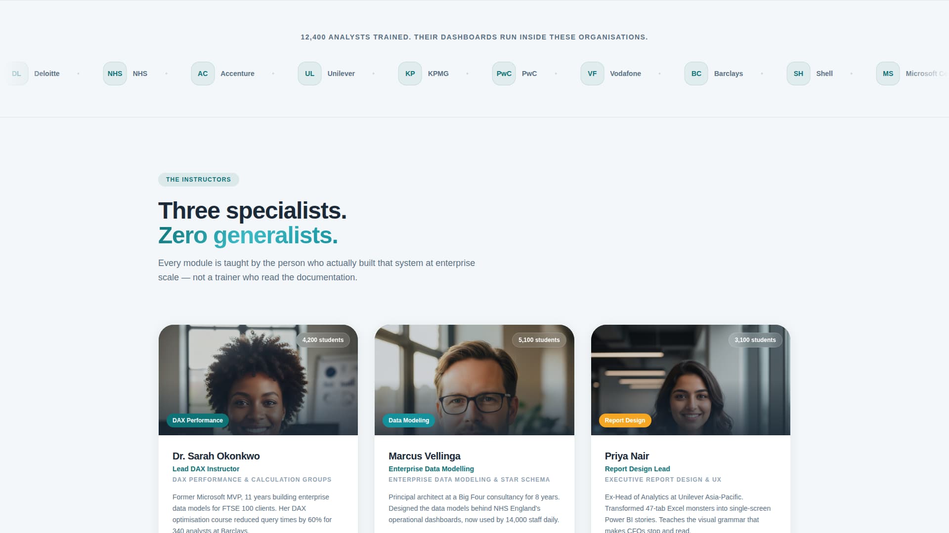 Catalyst - Authoritative Power BI Landing Page Template