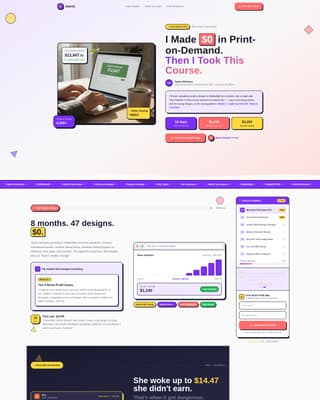 Online Skill Courses Specialist Portfolio Website Template