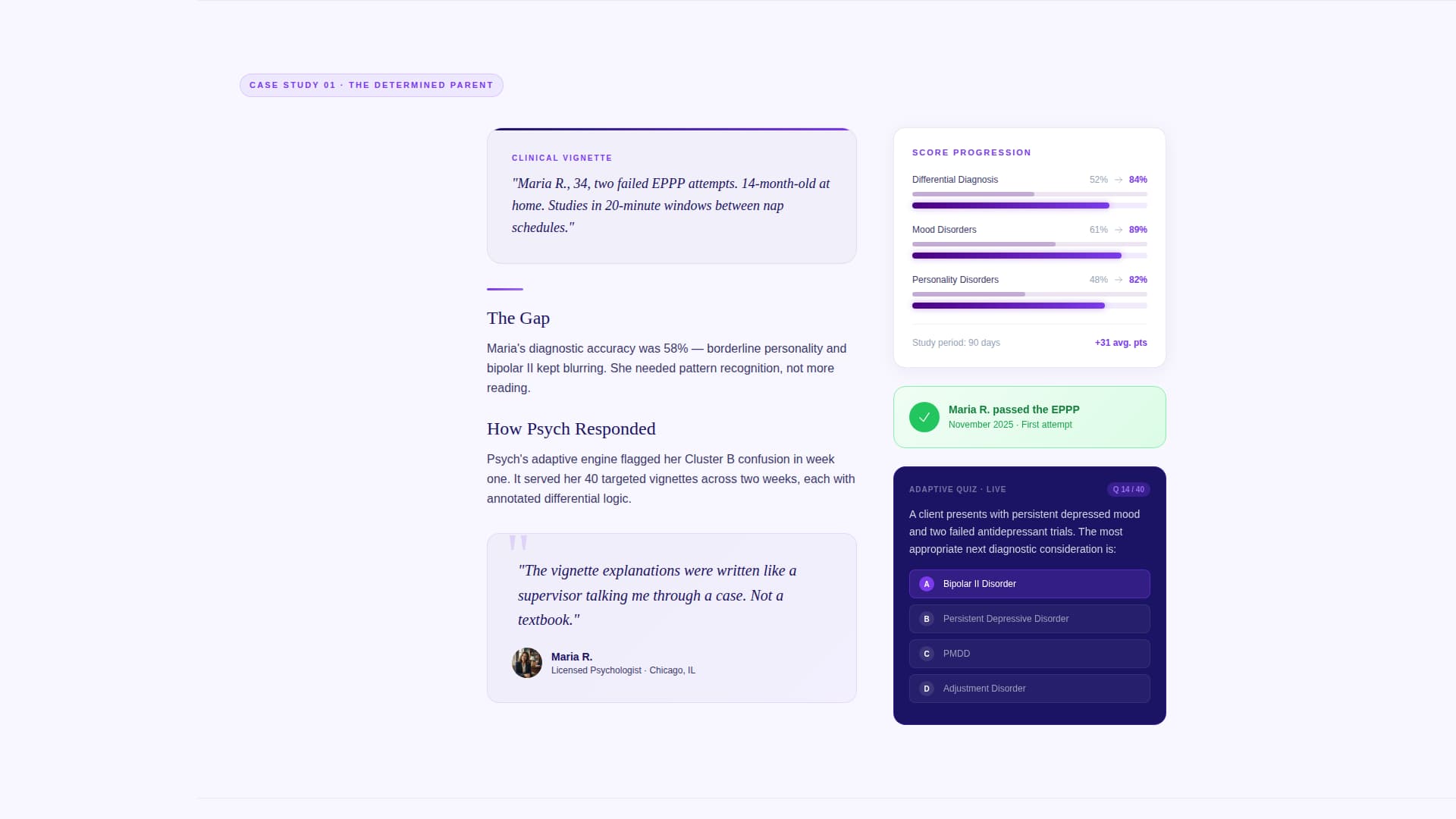 Psychology Education Professional Website Template