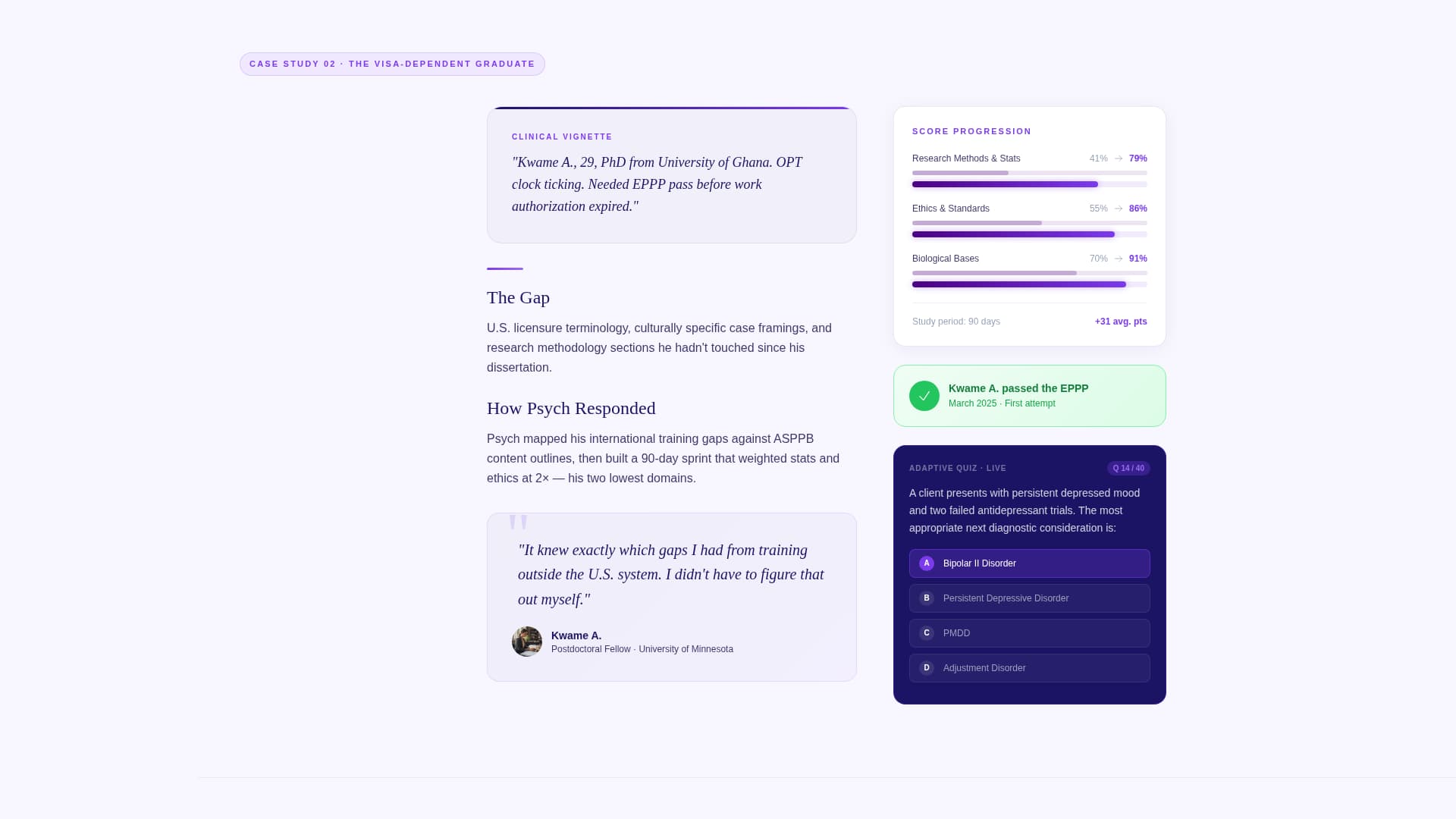 Psychology Education Professional Website Template