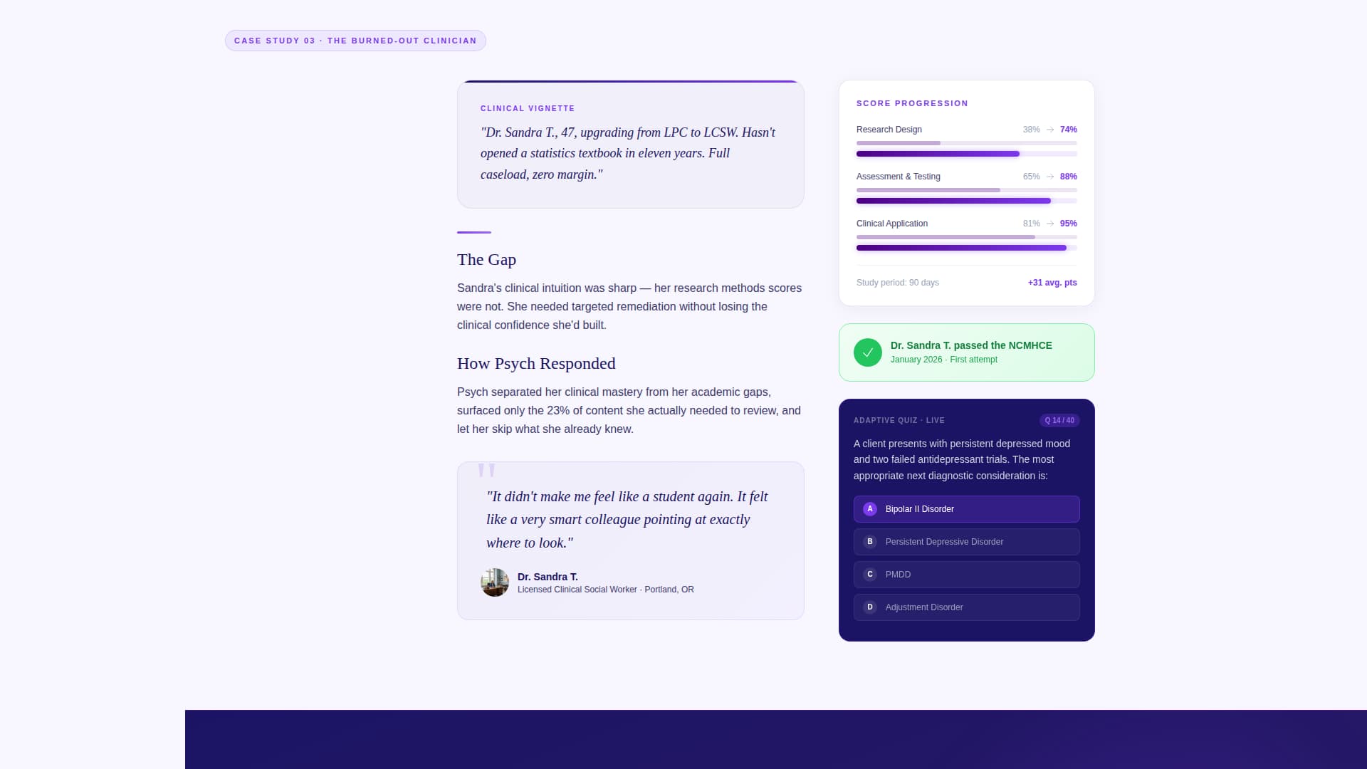 Psychology Education Professional Website Template