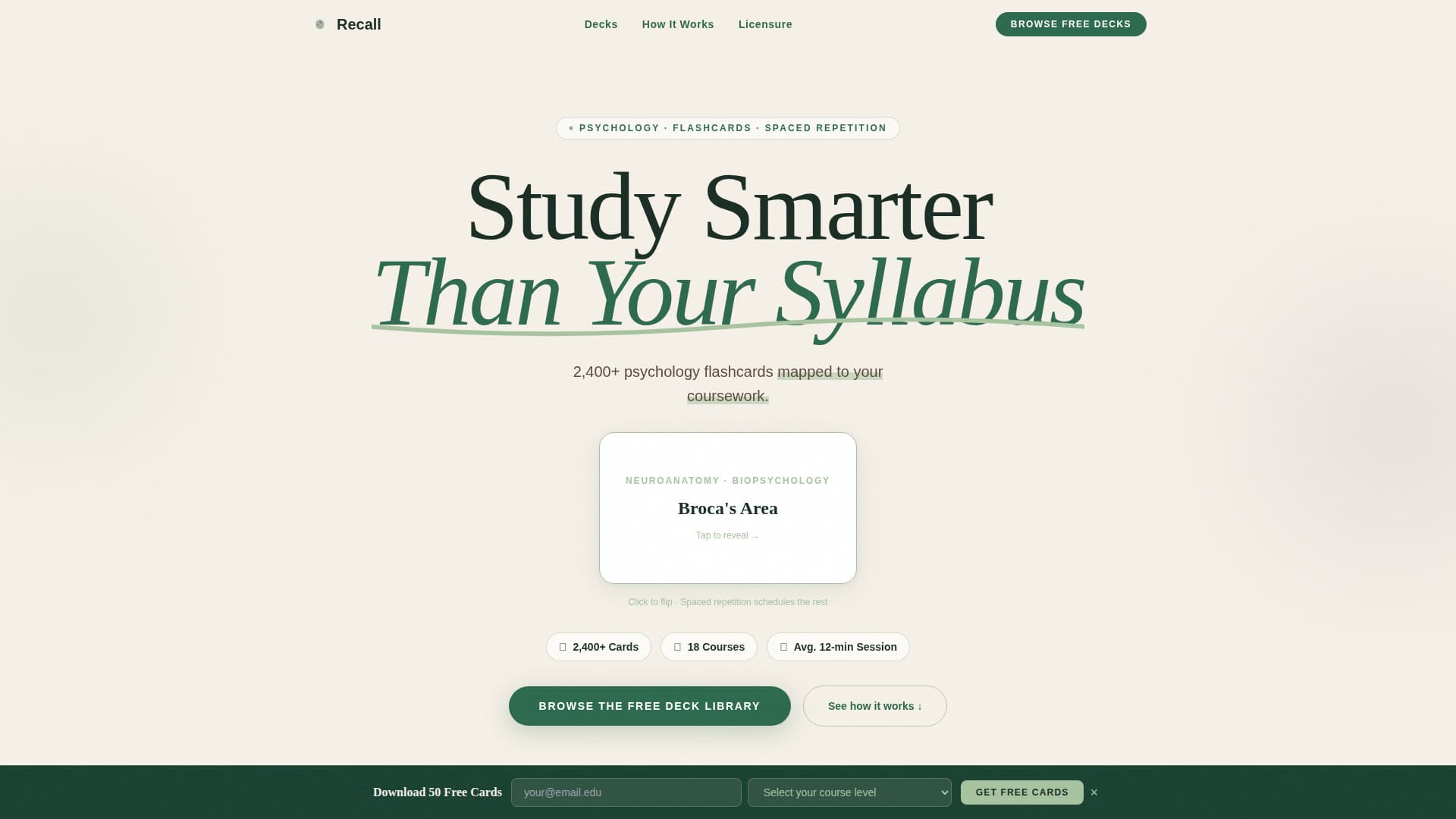 Psychology Education Reviews Website Template