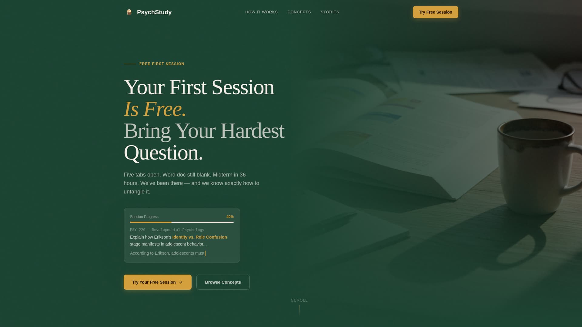 Psychology Education Complete Professional Website Template