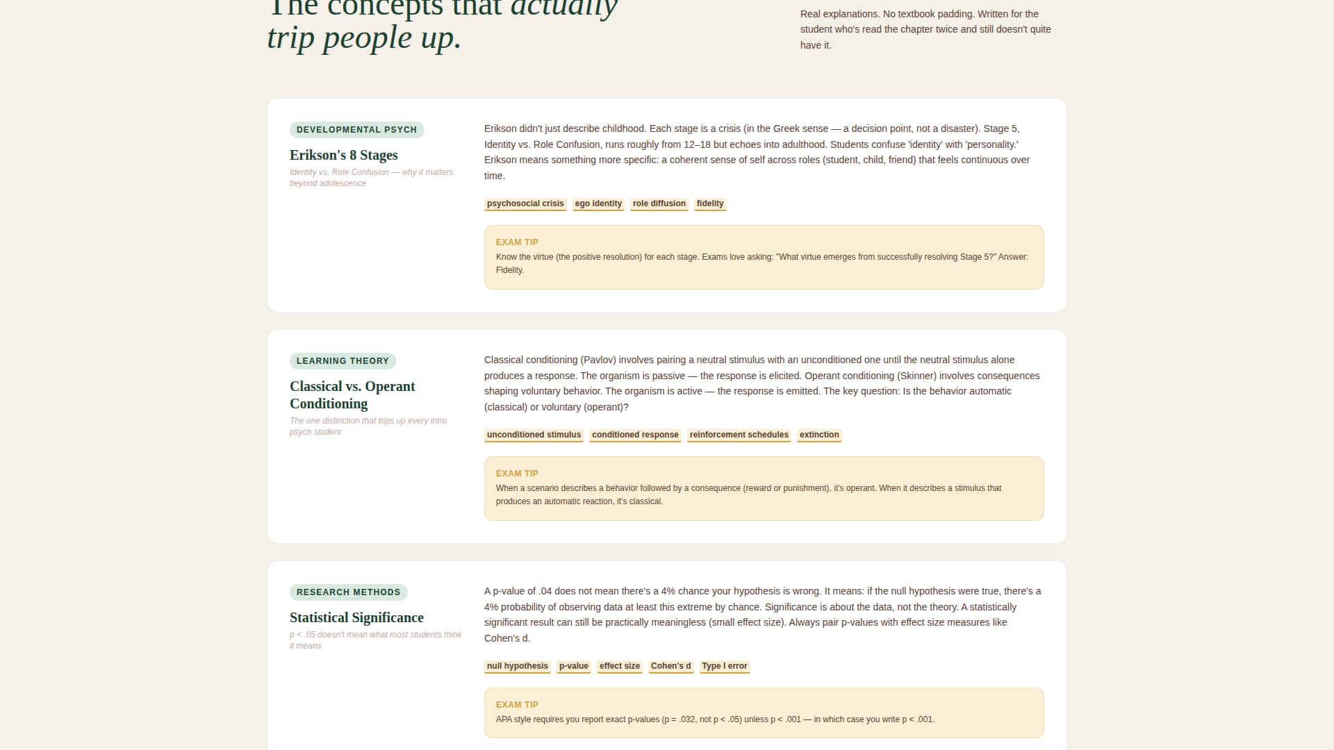 Psychology Education Complete Professional Website Template