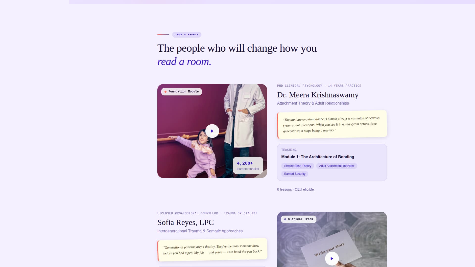 Psychology Education Specialist Professional Website Template