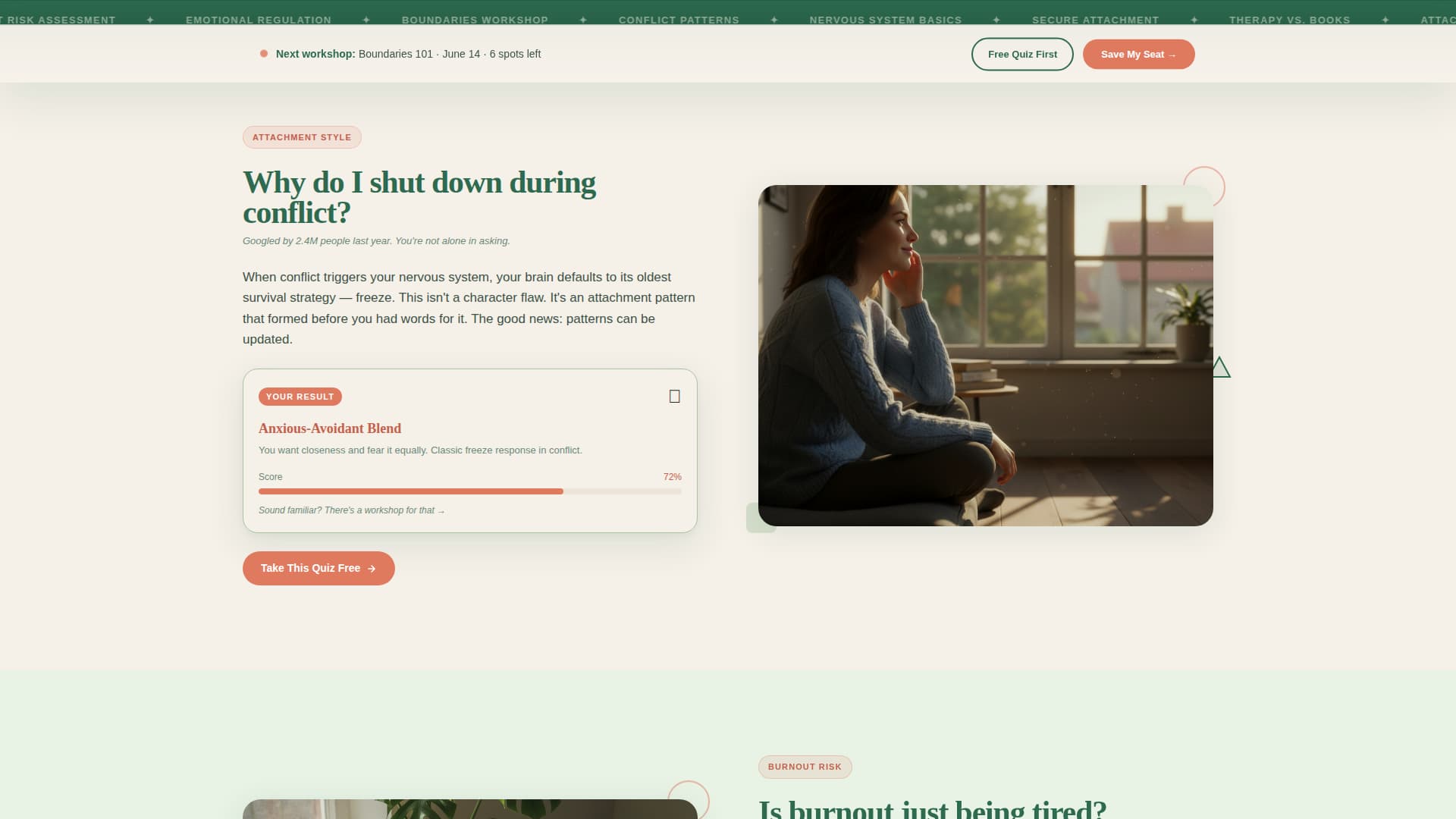 Psychology Education FAQ Website Template