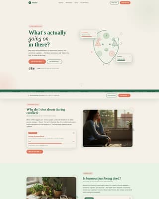 Psychology Education FAQ Website Template