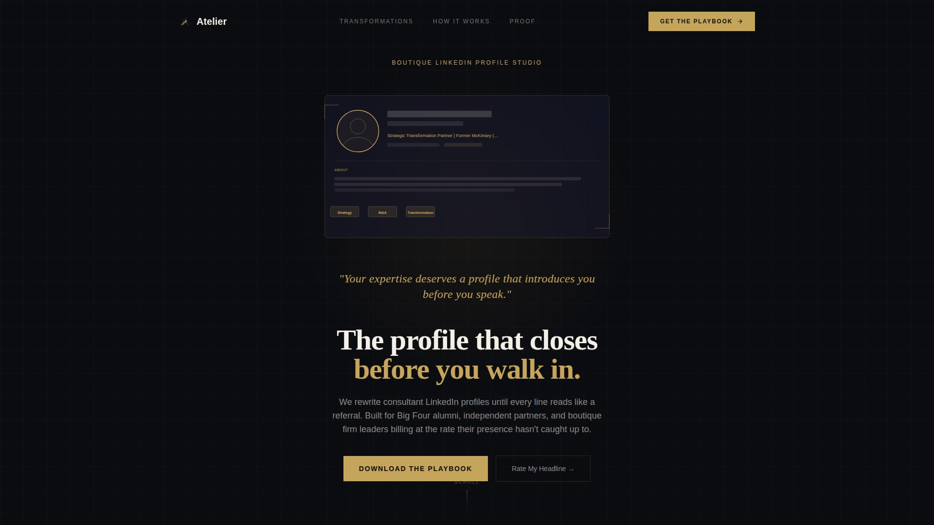 Consultant Career Specialist Portfolio Website Template