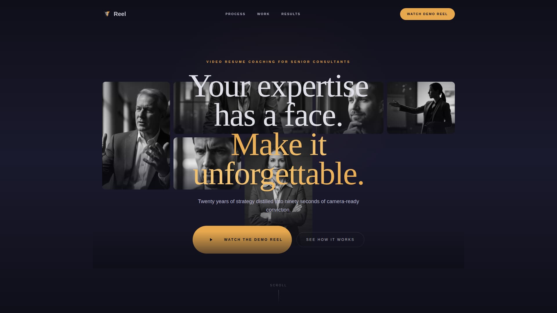 Consultant Career Specialist Professional Website Template