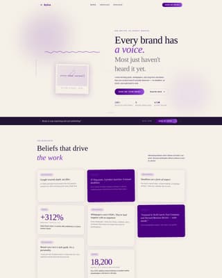 Writing & Content Portfolio Blog Website Template