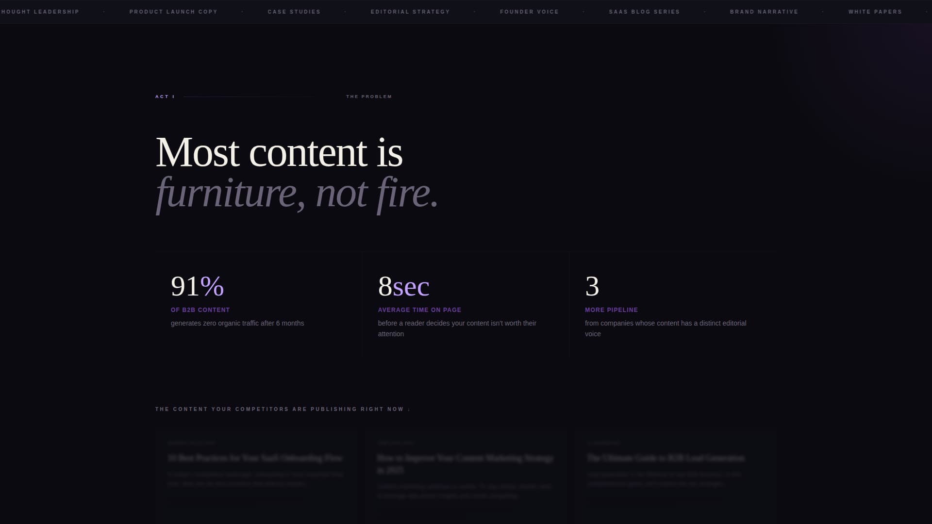 Content Writer Portfolio Directory Website Template
