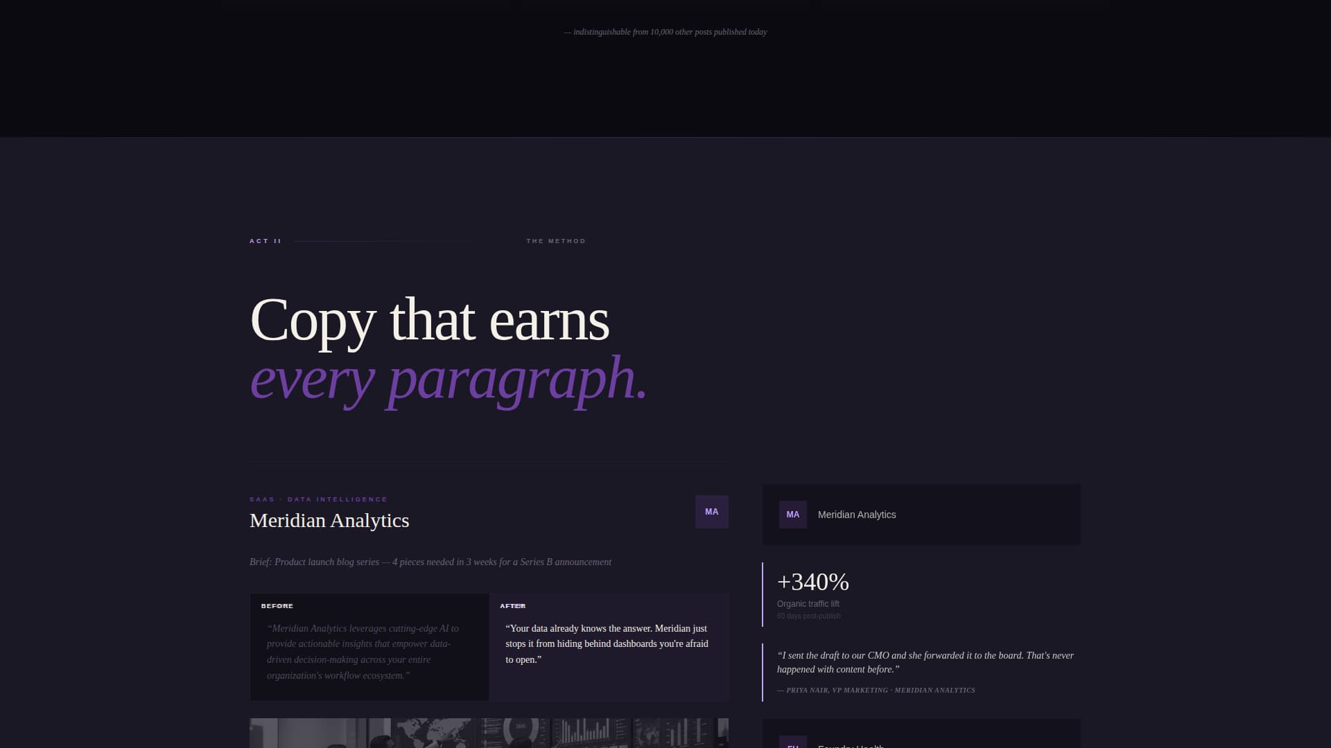 Content Writer Portfolio Directory Website Template