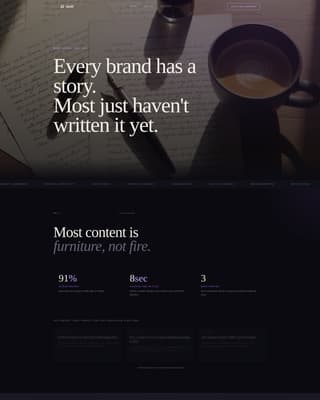 Content Writer Portfolio Directory Website Template