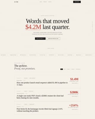 Content Writer Portfolio Complete Portfolio Website Template