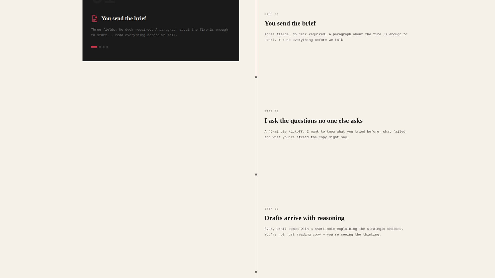 Copywriter Portfolio Careers Website Template