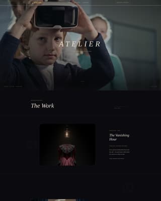 Costume Designer Portfolio Specialist Portfolio Website Template